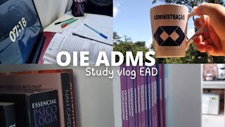 Como se organizar para estudar EAD study vlog administração Unicesumar [upl. by Annad630]