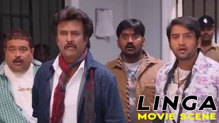 Lingaa Movie Scenes  Rajini steals the jewelry  Anushka  Santhanam [upl. by Carboni]