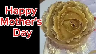 Mothers Day cake  cake decoration for mother  Happy mothers day 🌹🌹🌹 [upl. by Rianon]