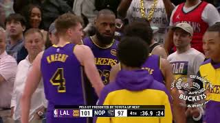 Lebron James in the CLUTCH Final 230 LAKERS V PELS 👀 Comes Down to the WIRE New NBA [upl. by Mosra]