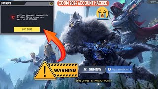 BAD NEWS 😭 Activision Codm Account Hacked 2024  How to Secure Codm Activision Account in 2024 [upl. by Ilehs]