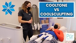 CoolTone vs CoolSculpting  What is CoolTone amp How Does It Work  Pūr Skin Clinic [upl. by Norod]