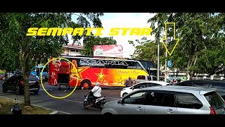 SCANIA RUSAK DI TEKONGAN Membuat kemacetan di jalan kota sempati star scania k360 [upl. by Collete]