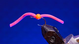 Best SQUIRMY WORM for Euro Nymphing Fly Tying Tutorial [upl. by Pandich]