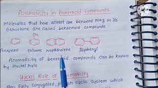 Aromaticity in Benzenoid Compounds  Antiaromatic  Non Aromatic Compounds [upl. by Sill]