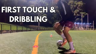 Individual First Touch amp Dribbling Training Session [upl. by Adal439]