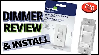 Leviton LIGHT DIMMER SWITCH Review and Install [upl. by Toor]