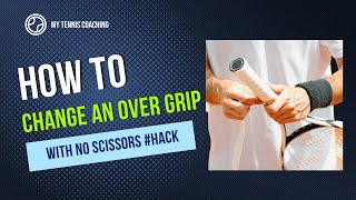 tennis overgrip how to apply  Like a Pro [upl. by Kemble]