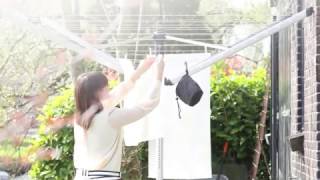 Brabantia Lift O Matic Advance Rotary Dryer Washing Line [upl. by Nadruoj193]