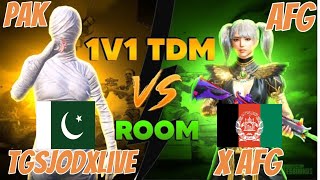 pubgmobile tgsjodxlive room tdm 1vs1 ind vs AFG Live iPad mini 6 and poco 6 pro [upl. by Ahsemrac]