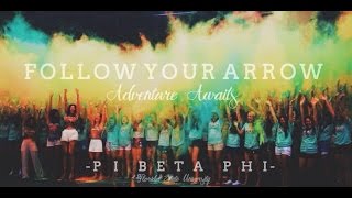 FSU  ΠΒΦ Pi Beta Phi BID DAY 2014 [upl. by Airpal]