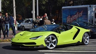 ¡Único Lamborghini Centenario Roadster en México [upl. by Virgilia]