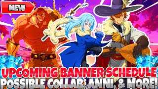 UPCOMING BANNER SCHEDULE POSSIBLE COLLAB 25 YEAR ANNIVERSARY FESTIVAL RAGNAROK 7DS Grand Cross [upl. by Aniret]