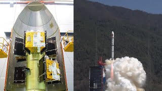 Long March2C launches seven satellites [upl. by Conny612]