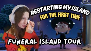 Restarting my animal crossing island for the first time  Animal Crossing Island Tour [upl. by Merl816]