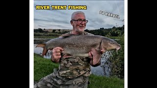 RIVER TRENT FISHING NEW PB BARBEL [upl. by Aicenert]