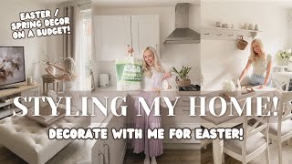 DECORATING FOR EASTER  SPRING STYLING 2024  Instagram event  Neutral Spring home decor styling [upl. by Hgielsa348]