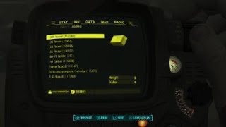 Carrying every single weapon armor amp Item in fallout 4 [upl. by Mackenzie]