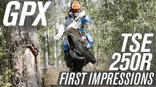 2019 GPX TSE 250R  First Impressions [upl. by Nylzzaj]