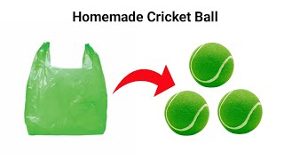 How to Make Cricket Ball at Home  Ball Kaise Banaye  Homemade Cricket Ball [upl. by Llenoil]