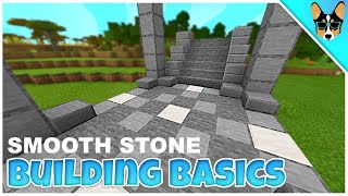 SMOOTH STONE  Minecraft Building amp Recipe Basics Tutorial [upl. by Adnawat]