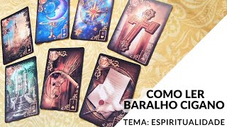 BARALHO CIGANO COMO JOGAR EXERCÍCIOS COM O TEMA ESPIRITUALIDADE [upl. by Robbins]