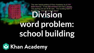 Average height of a buildings floor  Multiplication and division  3rd grade  Khan Academy [upl. by Ikkir]