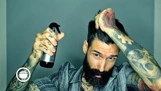 Mens Sea Salt Spray Tutorial  Carlos Costa [upl. by Gautious194]