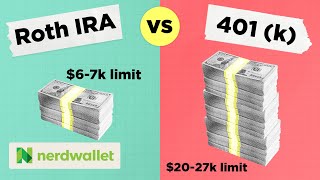 Roth IRA vs 401K The Best Investment For You  NerdWallet [upl. by Nevins]