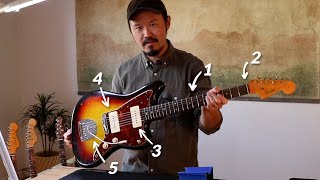 Guitar Tech Tips  Fender Jazzmaster Deep Dive Setup [upl. by Yelknirb]