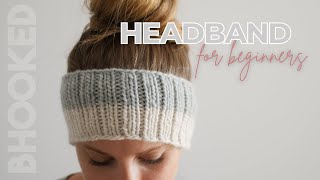 How to Knit a Headband for Absolute BEGINNERS [upl. by Liuqnoj140]