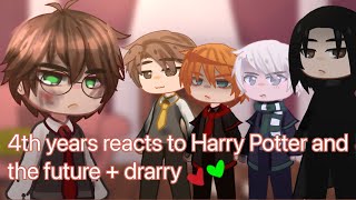 Harry Potter reacts to Harry and the future  drarry ❤️💚 ⚠️ Angst [upl. by Anihsat]