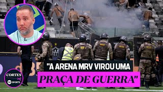 TORCIDA DO GALO PROVOCA BARBÁRIE E PODE SER PUNIDA quotÉ UM DIA MUITO TRISTE PRO ATLÉTICOMGquot [upl. by Hamilah]