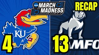 Kansas vs Samford Game Recap  2024 NCAA Tournament  THE FOUL HEARD ROUND THE WORLD [upl. by Tessil]