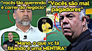 MARCOS BRAZ ENTRA AO VIVO REBATE AUGUSTO MELLO E DET0NA MANO SOBRE HUGO SOUZA [upl. by Yerd529]