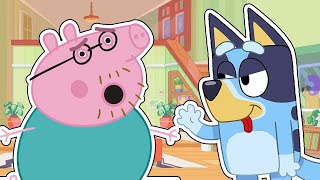 Bluey Cooks Daddy Pig [upl. by Nosliw]