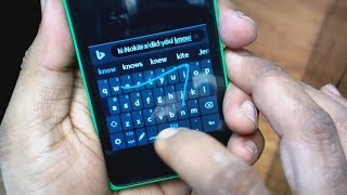 Nokia X Swipe  Gesture Keyboard [upl. by Yuu]