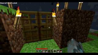 Minecraft  Fancy door tutorial [upl. by Ardnuassak]