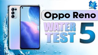 Oppo Reno 5 Water Test  Lets see if Reno 5 is Waterproof or not [upl. by Aiduan927]