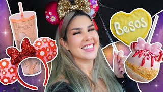 VALENTINES DAY TREATS amp MINNIE EARS Goodbye Haunted Mansion  Disneyland Vlog 2024 [upl. by Ynohtnael]