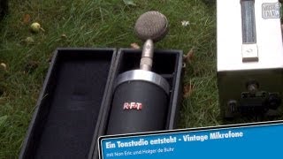 Ein Tonstudio entsteht  Vintage Mikrofone [upl. by Philpot]