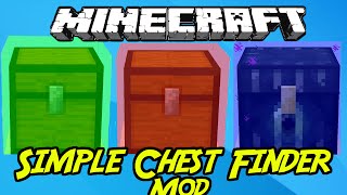 Minecraft Mods quot Simple Chest Finder Mod 1 8  1 7 10 quot [upl. by Stella]