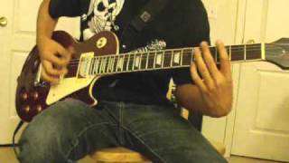 How To Play Lady GagaBad Romance rock metal Version On Electric Guitar [upl. by Byrdie]