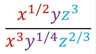 Expresiones algebraicas con exponentes fraccionarios  Ejemplo 2 [upl. by Jonny462]