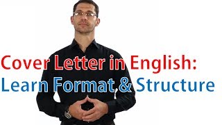 Cover Letter in English Learn Format amp Structure [upl. by Lyndsay]