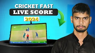 Cricket fast Live Score App🔥 Tv se 2 ball pahle  RealTime Updates Faster than TV Fast App Review [upl. by Nona]