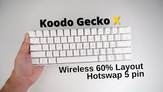 Keyboard 400 Ribuan Udah WIRELESS ft Koodo Gecko X VS Fantech Maxfit 61 [upl. by Nnairol]