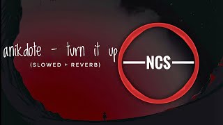 Anikdote  Turn It Up NCS Release slowed amp reverb  Feel the Reverb [upl. by Llerrad]