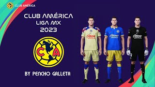 CLUB AMÉRICA KITS 2023  LIGA MX  PES 2021  PS4 [upl. by Etka158]