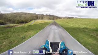 Woodlands Devon  The Tornado Toboggan Run  POV [upl. by Dier]